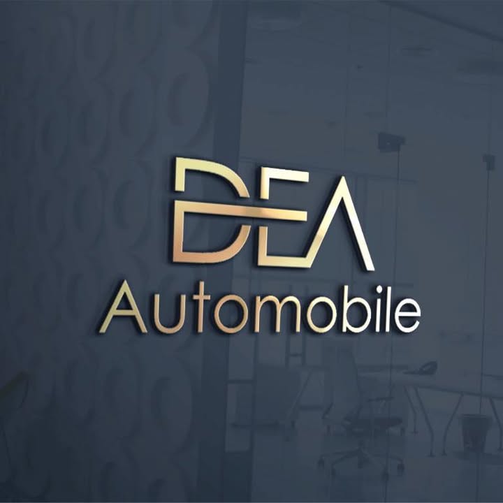 DEA Automobile Wandschild in Blau und Champagner